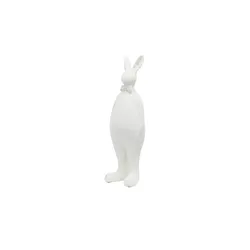 Deko Osterhase , weiß , Polyresin (Kunstharz) , Maße (cm): B: 15,5 H: 47 T: 14,5