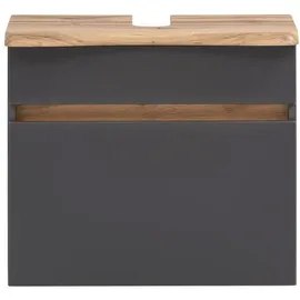 Held Waschbeckenunterschrank 2 Schubladen 61 x 55 x 40 cm Grau