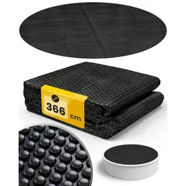 Miganeo Solarfolie schwarz Ø 366 cm