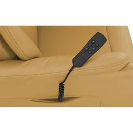 Hukla Relaxsessel Pascal Leder 83 x 105 x 90 cm Gelb drehbar
