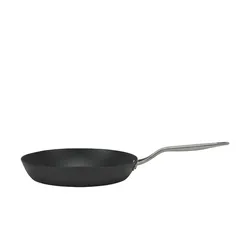 Meisterkoch Pfanne  LOTUS , schwarz , Carbonstahl , Maße (cm): H: 4,5  Ø: 28