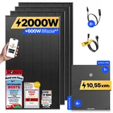 onPower: 2000 Watt Balkonkraftwerk - ohne Halterung / 10.55 kWh / 3m