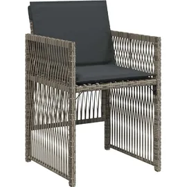 vidaXL Gartenmöbel-Set 5-tlg. Grau