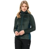 Jack Wolfskin ROTWAND Hooded FZ W Fleece-Jacke, sea Green,