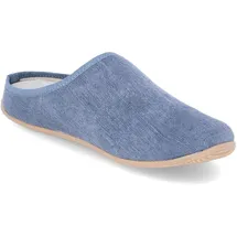 Living Kitzbühel Pantoffel Schweizer Kreuz Blau 45