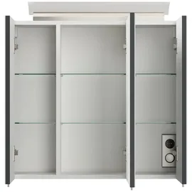 Posseik Spiegelschrank 70 cm weiß LED