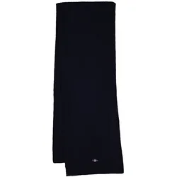 Schal GANT "Schal SHIELD WOOL KNIT SCARF", Damen, blau, Obermaterial: 80% Wolle mw. 20% Polyamid PA., Modetücher