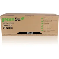 TonerPartner greenline ersetzt Lexmark 71B2HK0 Tonerkartusche, schwarz