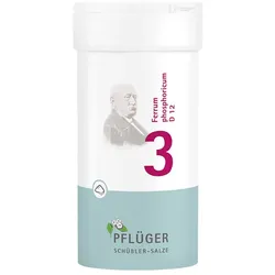 Schüßler-Salze Biochemie Pflüger 3 Ferrum phos. D12 Pulv.