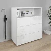 INOSIGN Kommode »Paris«, mit 3 Schubkästen (Breite 70 cm), weiß