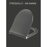 PRESSALIT Sway D Sitz mit Softclose und Lift off 35,9x45,4 cm Matt Schwarz