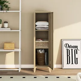 [en.casa] Einzelspind Kurikka 137 x 38 x 38 cm Kamelfarben