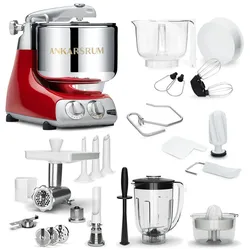 Ankarsrum Küchenmaschine Assistent Original 6230 Red Deluxe Paket