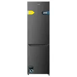 Cecotec Bolero CoolMarket Combi 250 Dark D Kühl-Gefrierkombination (250 l, 1800 mm hoch, Dunkler Edelstahl)