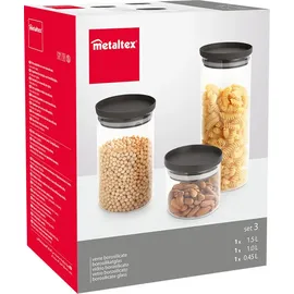 Metaltex Aroma Line 3er Set – 1000 = 1500 ml