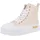 Ital-Design Sneaker High Damen Beige/Weiß 38