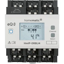 Homematic IP Jalousieaktor für Hutschienenmontage - 4-fach
