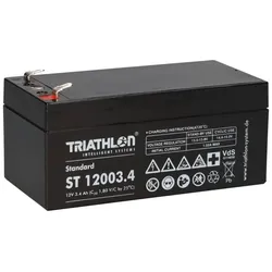 Triathlon Bleiakku AGM 12V 3,4Ah Faston, VDS