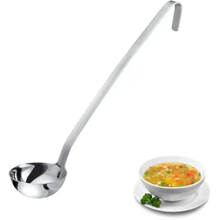 Westmark Schöpfkelle Pro – Kleine Edelstahl Suppenkelle für die Profi-Küche– Schöpflöffel für Saucen, Dressings & Co – Silber, Ø 8 cm, 125 ml