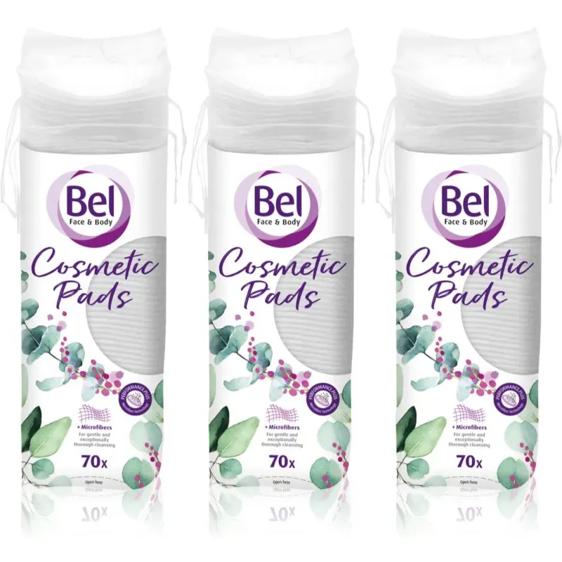 Bel Face & Body Abschminkpads vorteilhafte Packung 3x70 St.