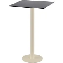 Essentials Urban Klapptisch 70 x 70 x 109,2 cm schwarz/khaki