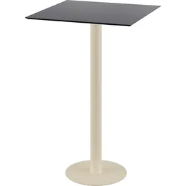 Essentials Urban Klapptisch 70 x 70 x 109,2 cm schwarz/khaki