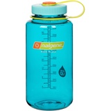 Nalgene Wide Mouth Sustain Trinkflasche 1l cerulean