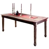 Massivmoebel24 FABLE 140 x 80 x 76 cm mehrfarbig