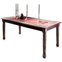 Massivmoebel24 FABLE 140 x 80 x 76 cm mehrfarbig