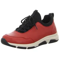 Remonte Damen D1S00 Sneaker, Rot, 38 EU