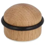 MS Beschläge Ø Türschützer Holz Türstopper Bodentürstopper umlaufender Gummiring Bodentürpuffer Eiche