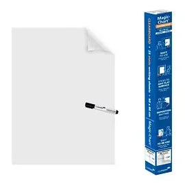 Legamaster Flipchart-Folie Magic-Chart Clearboard blanko 60,0 x 80,0 cm, 1 Blatt