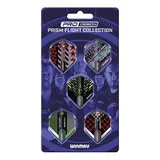 WINMAU Flight Kollektionen Dartflüge 5 Sets pro Packung Extra dick 100 Mikron Blau