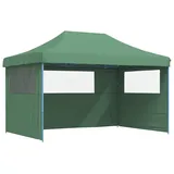 vidaXL Faltpavillon 1,49 x 4,4 m inkl. 3 Seitenteile Grün