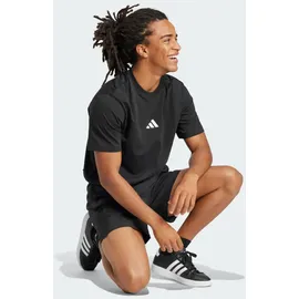 adidas Essentials Small Logo Single Jersey T-Shirt Black / White S