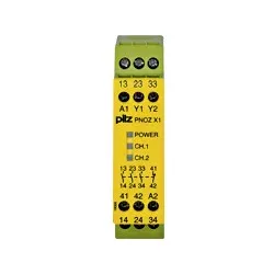 1St. PILZ 774300 NOT-AUS-SCHALTGERAET PNOZ X1 24VAC/DC 3n/o 1n/c