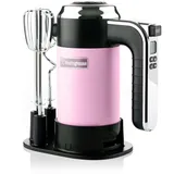 Westinghouse Handmixer Retro Serie 350 Watt, 6 Geschwindigkeitsstufen, pink