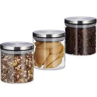 Relaxdays Vorratsglas 380 ml 3 St.