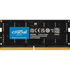 Crucial DDR5-4800 CL 40 SO-DIMM RAM Notebook Speicher CT8G48C40S5