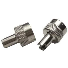 Mijnen Pieper Metallstaubkappe f.Autoventil 2 Stck. im Polybeutel Fahrradpumpe schwarz