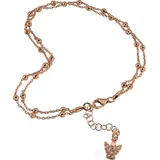 SilberDream Fußkette Silber 925, vergoldet (Roségold 333) ca.24 + 3cm Verlängerung Engel | Gr.: onesize
