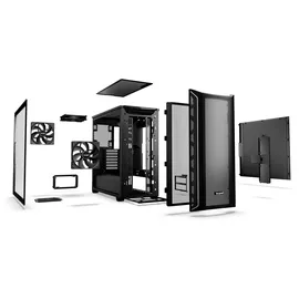 be quiet! Shadow Base 800 DX Black, Glasfenster, schallgedämmt (BGW61)