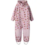 NAME IT Alfa08 Softshell 1fo Overall - Keepsake Lilac / Strawberry - 4 Jahre