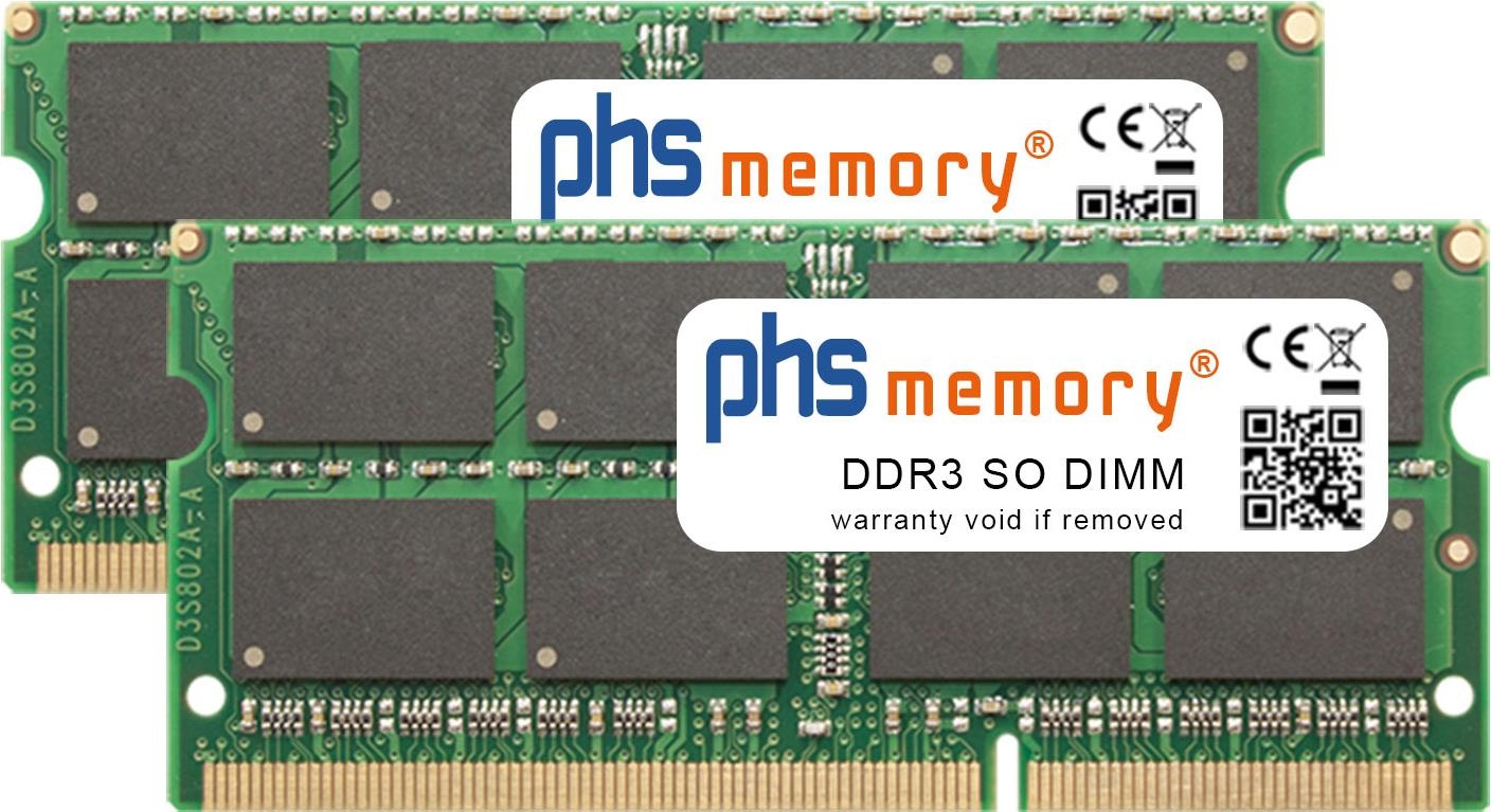 PHS-memory 16GB (2x8GB) Kit RAM Speicher für Synology DiskStation DS1517+ DDR3 SO DIMM 1600MHz (Synology DiskStation DS1517+, 2 x 8GB), RAM Modellspezifisch