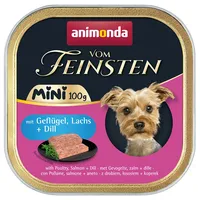 Animonda Vom Feinsten Mini Adult Geflügel, Lachs & Dill 32 x 100 g