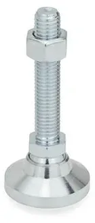 Gelenkfüße, Stahl, mit Verstellspindel (343.2-60-M24-158-OS)