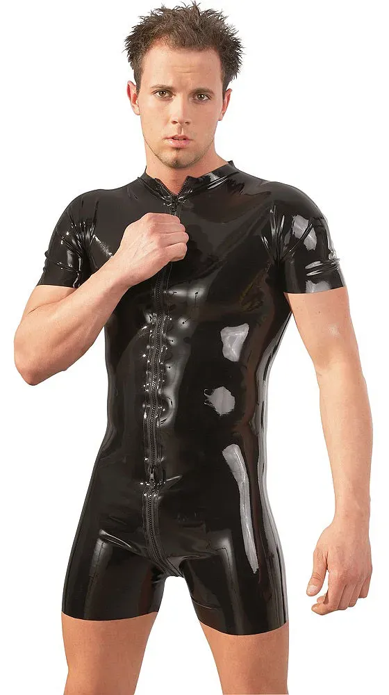 Latex-Kurz-Overall 2XL