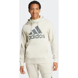 Kapuzensweatshirt ADIDAS SPORTSWEAR "M BL FT HD", Herren, Gr. M, silber (aluminium), Obermaterial: 100% Baumwolle, sportlich, Sweatshirts