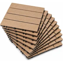 Mojawo Klickfliese Braun 30 x 30 cm 12 St.