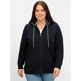 sheego Sweatjacke blau 56